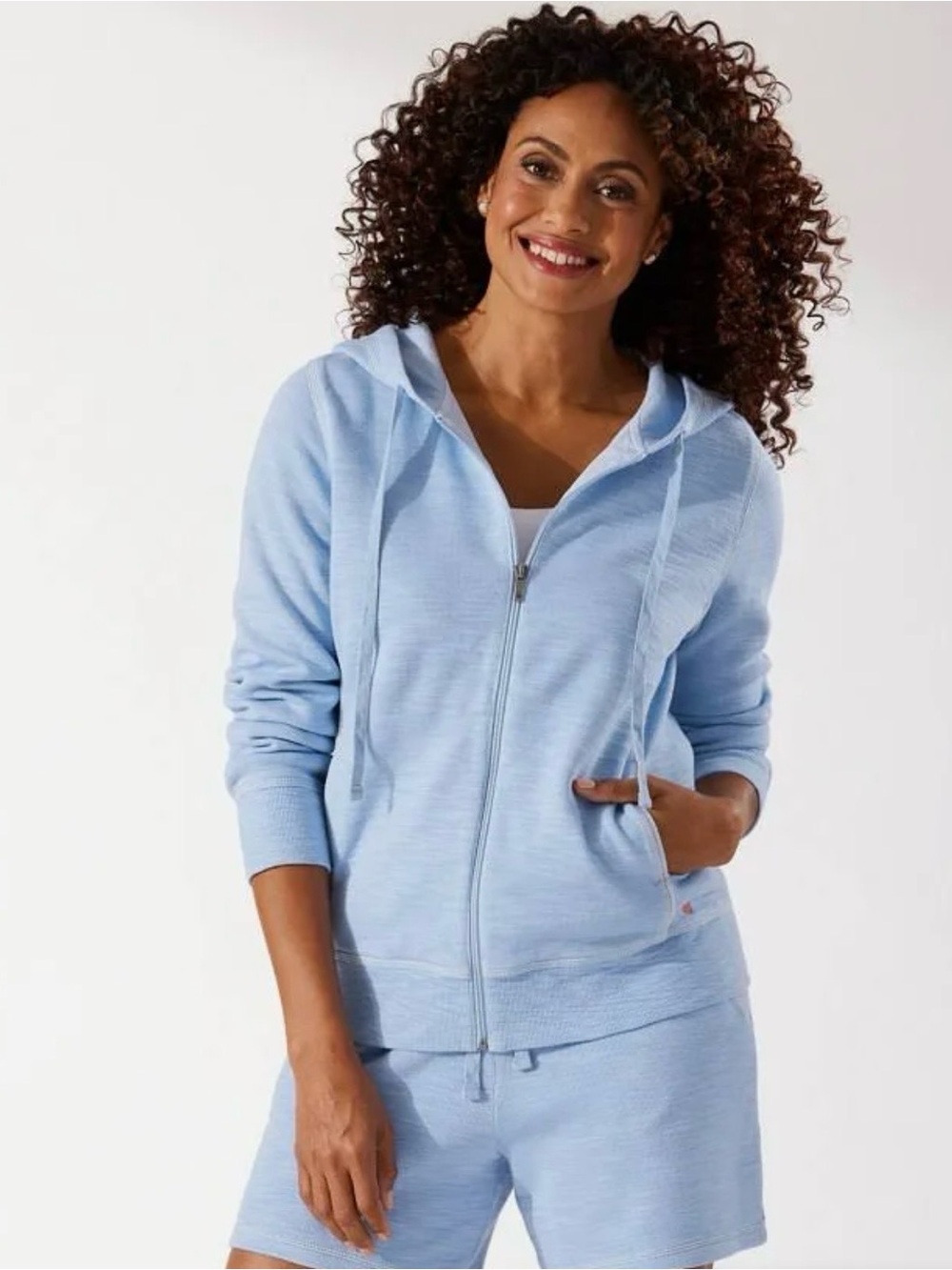 Excellent Tommy Bahama Tobago Bay Full-Zip
Hoodie Light Sky L